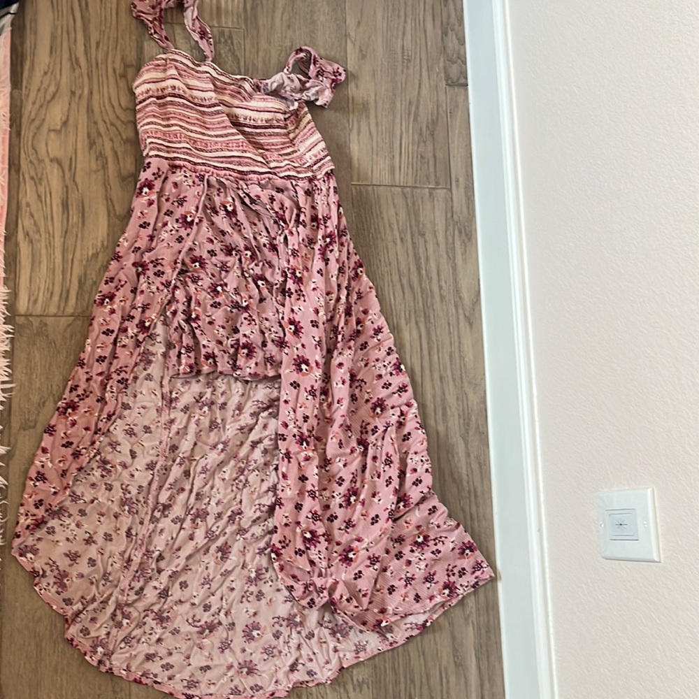 Pink kids romper